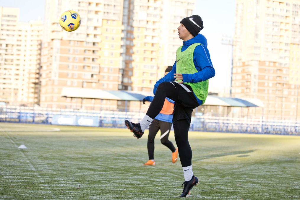 Первая зимняя тренировка «Зенита»-м