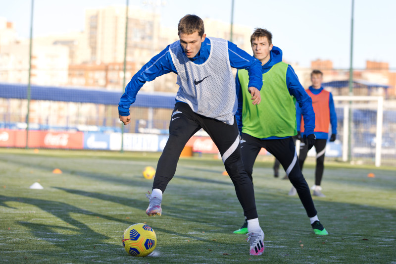 Первая зимняя тренировка «Зенита»-м