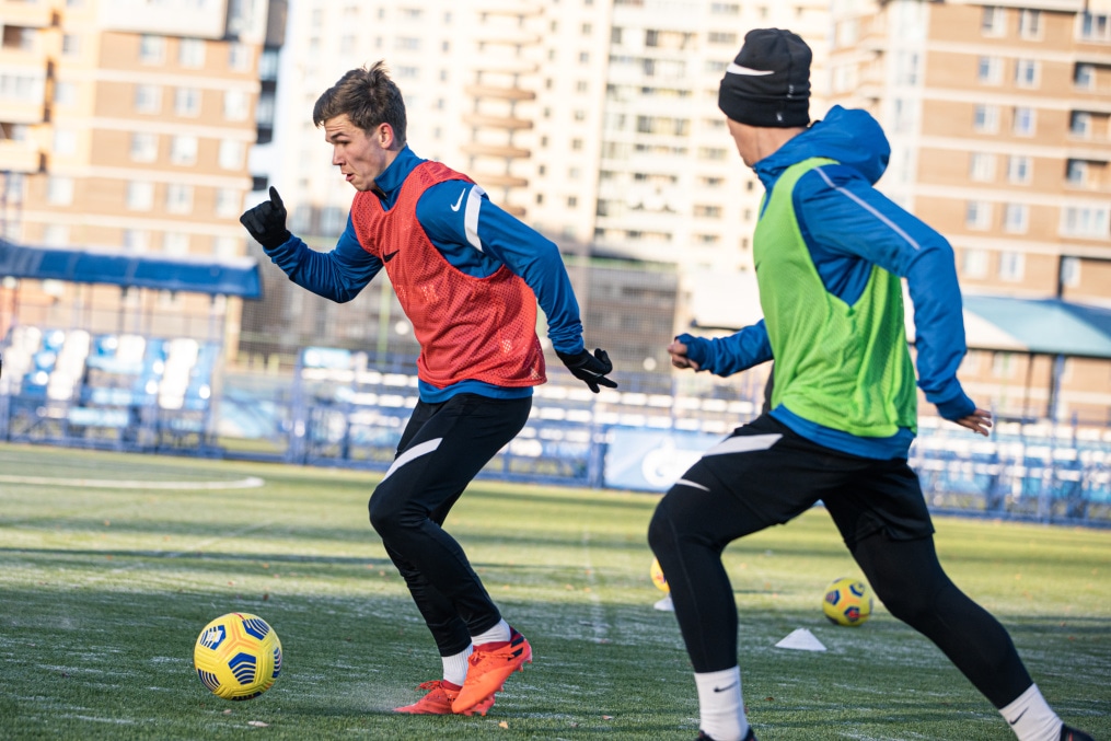 Первая зимняя тренировка «Зенита»-м