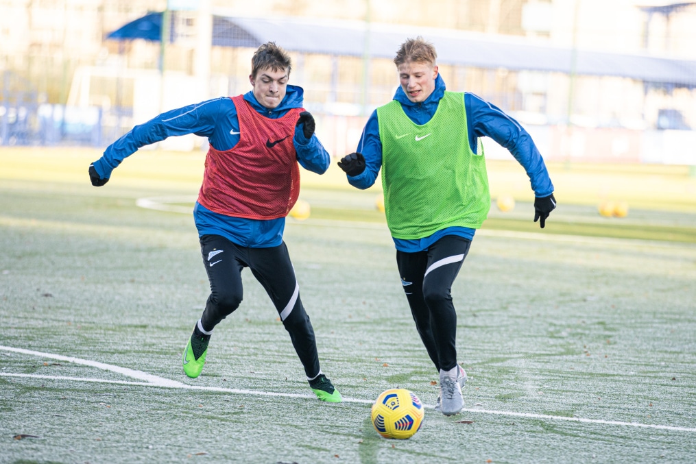 Первая зимняя тренировка «Зенита»-м