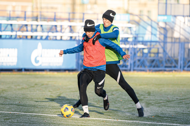 Первая зимняя тренировка «Зенита»-м