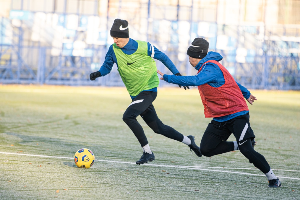 Первая зимняя тренировка «Зенита»-м