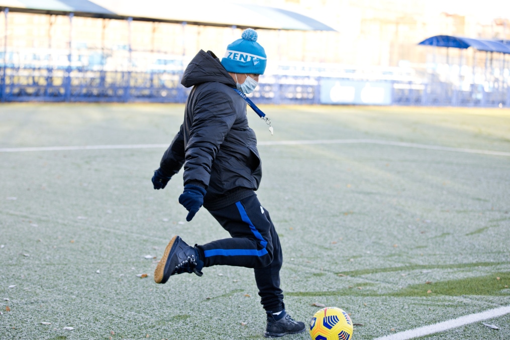 Первая зимняя тренировка «Зенита»-м