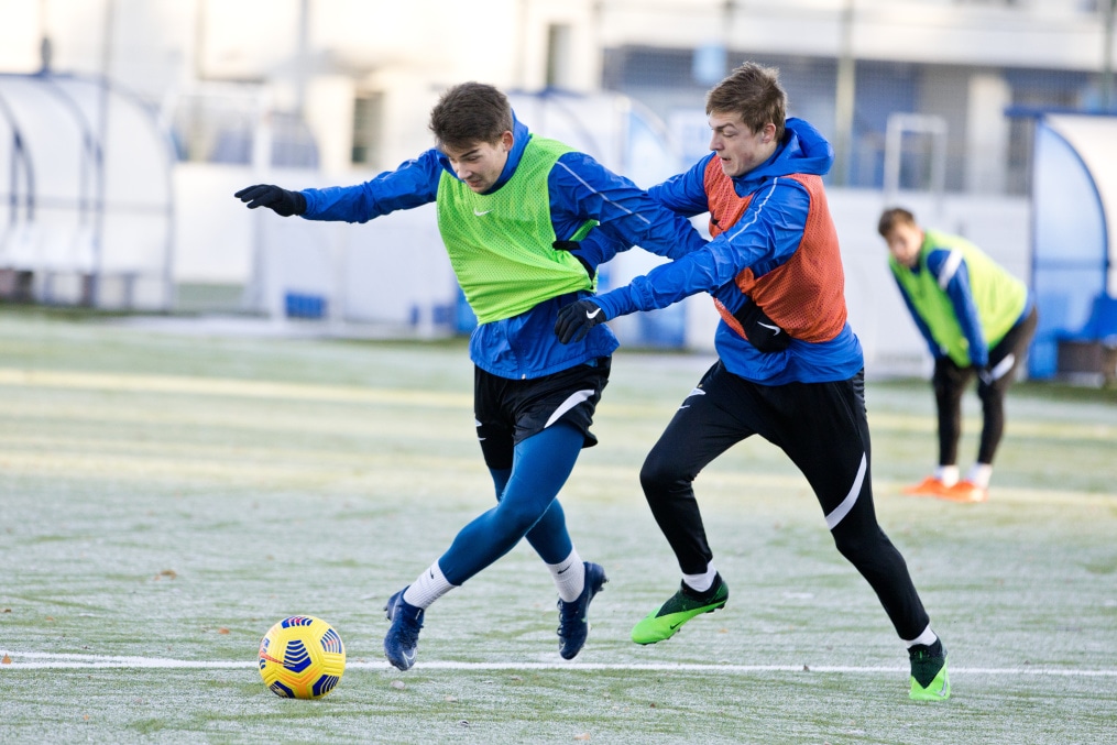 Первая зимняя тренировка «Зенита»-м