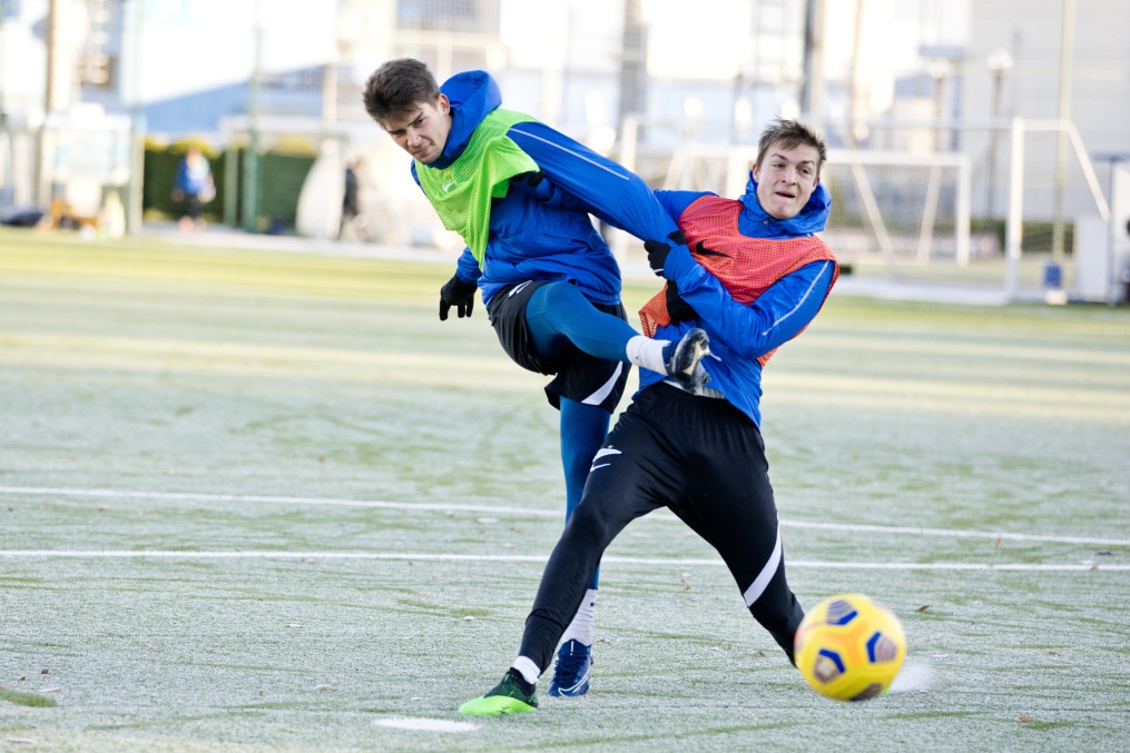 Первая зимняя тренировка «Зенита»-м