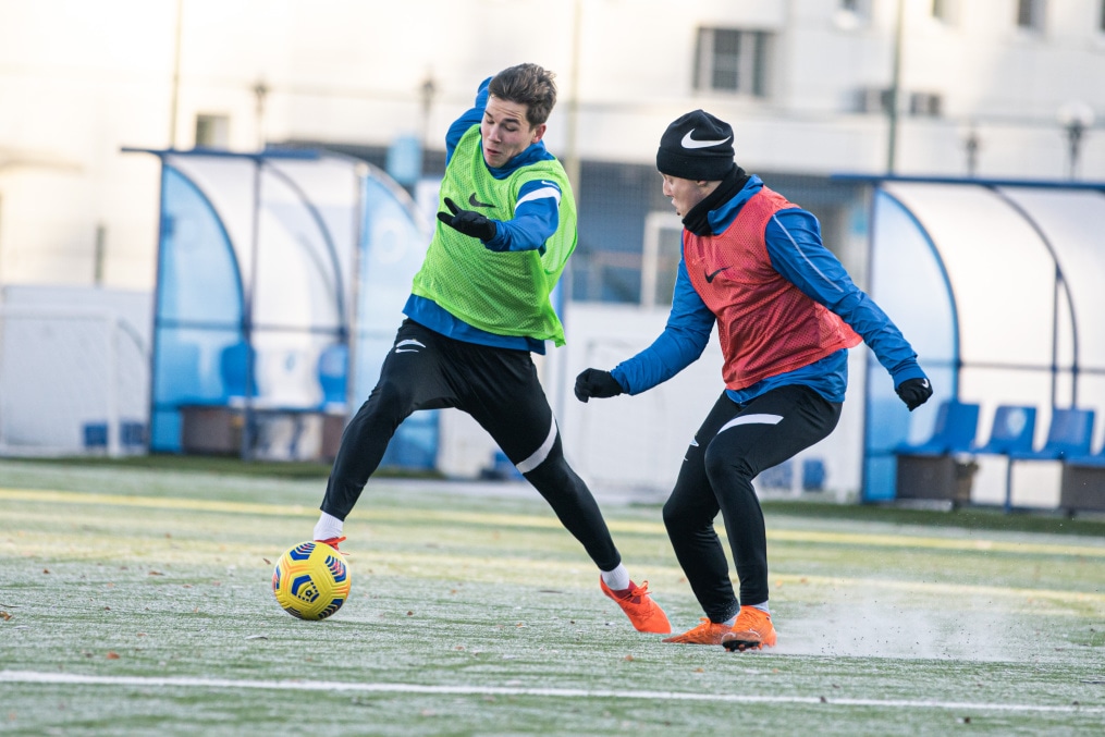 Первая зимняя тренировка «Зенита»-м