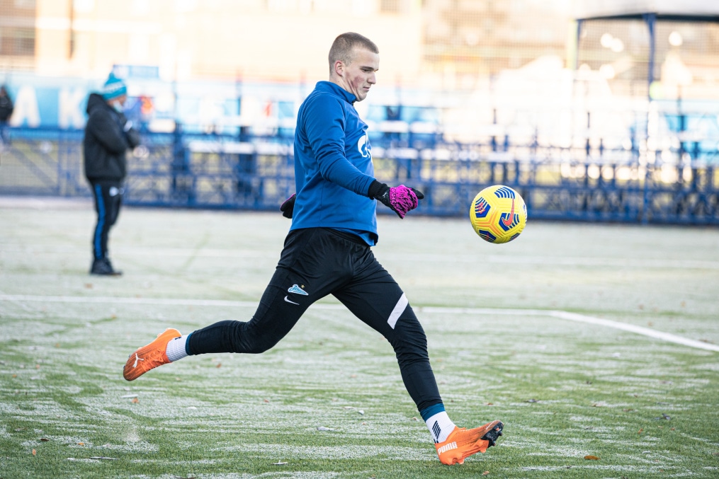 Первая зимняя тренировка «Зенита»-м