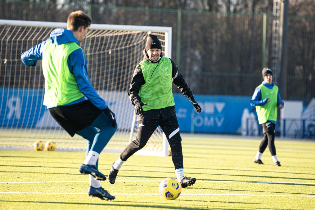 Первая зимняя тренировка «Зенита»-м