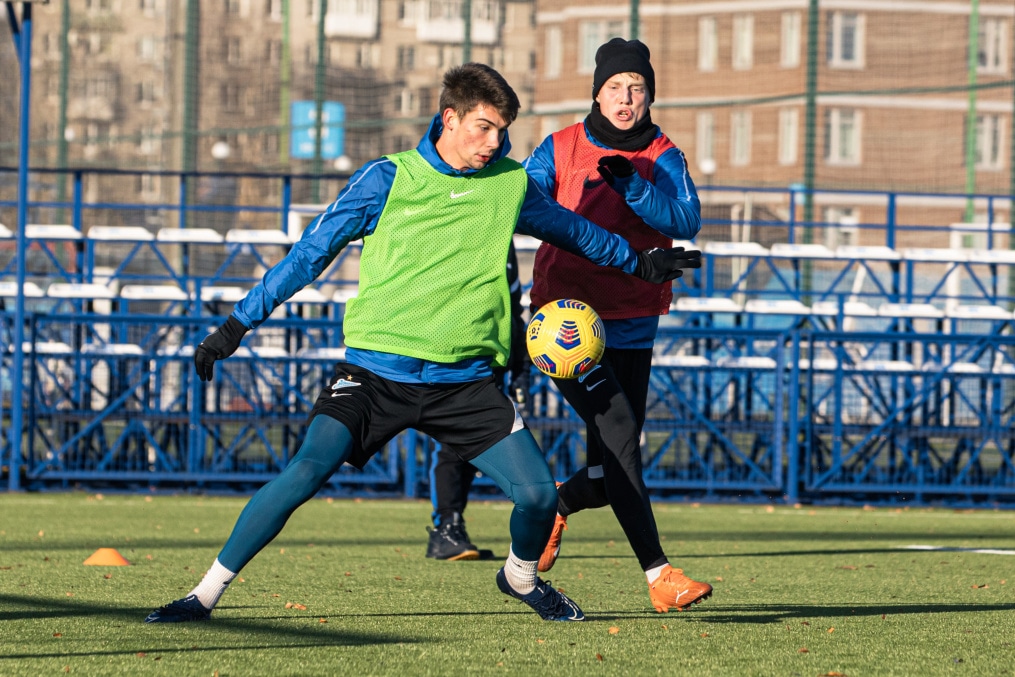 Первая зимняя тренировка «Зенита»-м