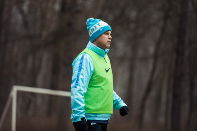 Тренировка «Зенита»-2 в Удельном парке