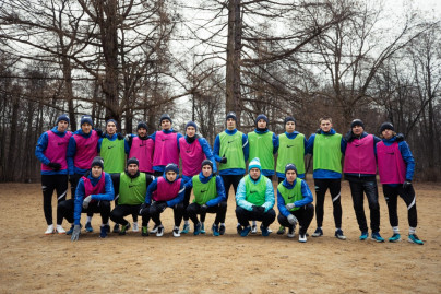 Тренировка «Зенита»-2 в Удельном парке