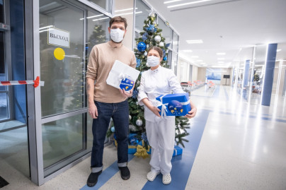«Празднуем вместе»: «Зенит» и Газпромбанк поздравили петербургские больницы с наступающими праздниками