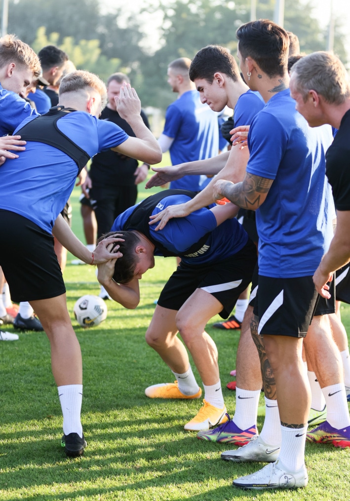 «Газпром»-тренировочные сборы «Зенита» в Дубае: 16 января, вечерняя тренировка