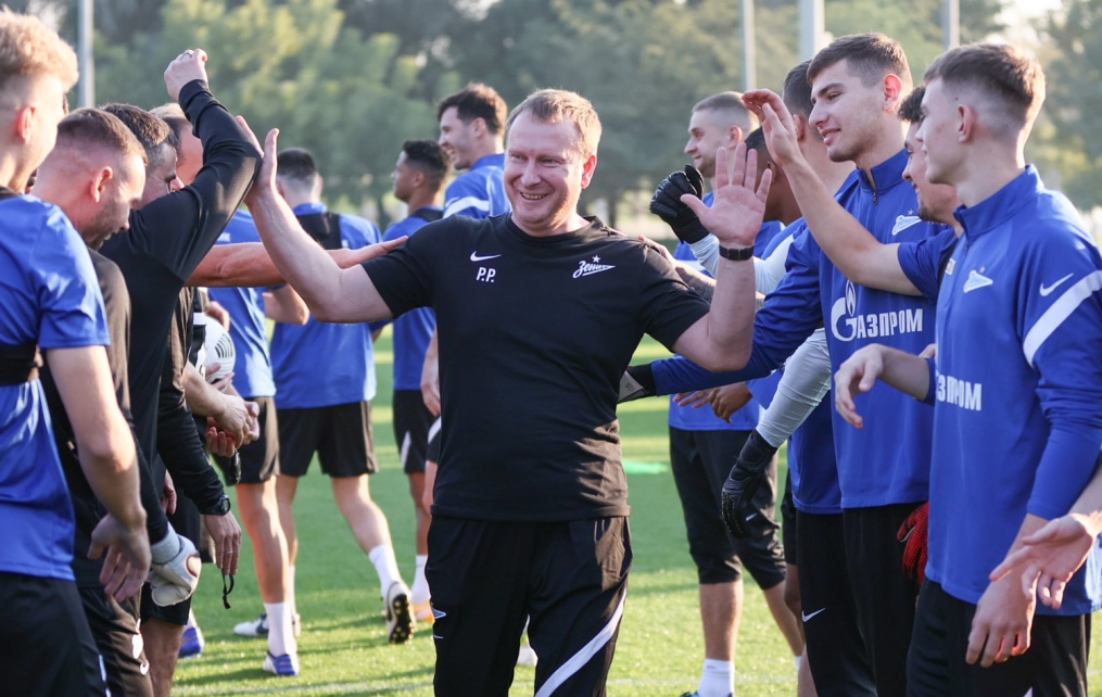 «Газпром»-тренировочные сборы «Зенита» в Дубае: 16 января, вечерняя тренировка