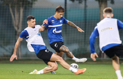 «Газпром»-тренировочные сборы «Зенита» в Дубае: 16 января, вечерняя тренировка