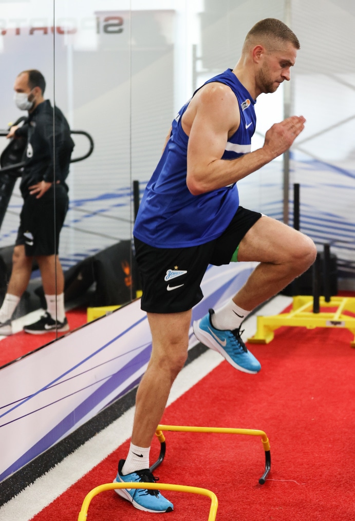 «Газпром»-тренировочные сборы «Зенита» в Дубае: 17 января, утренняя тренировка