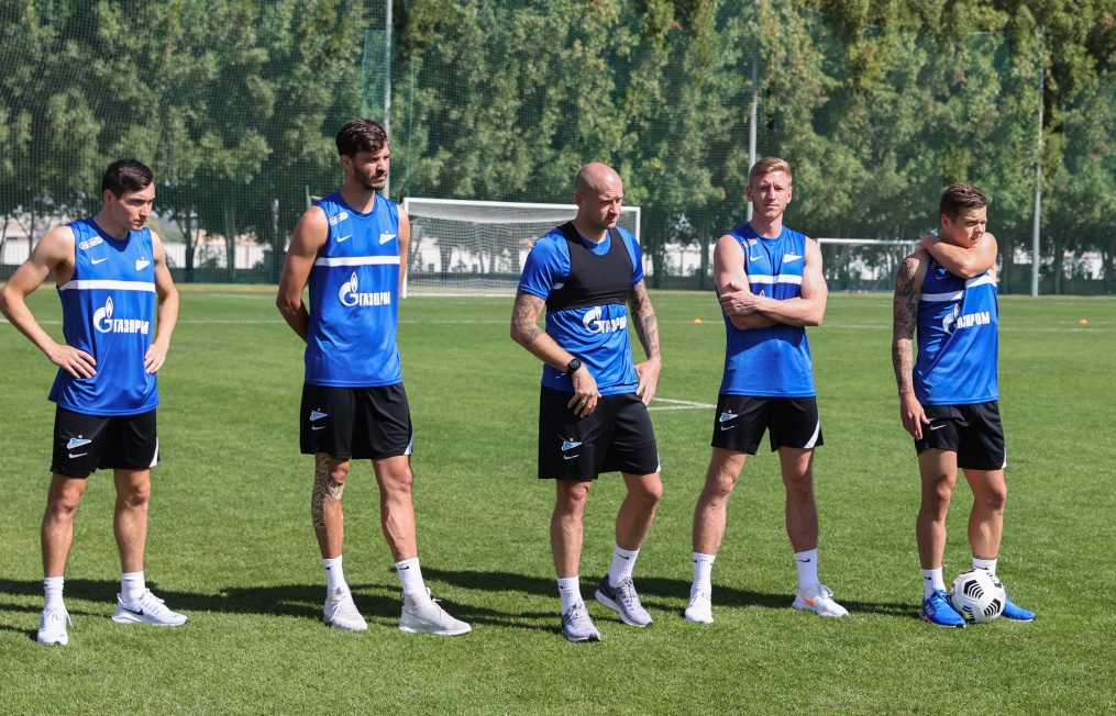 «Газпром»-тренировочные сборы «Зенита» в Дубае: 05 февраля, утренняя тренировка