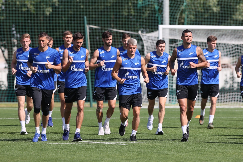 «Газпром»-тренировочные сборы «Зенита» в Дубае: 05 февраля, утренняя тренировка