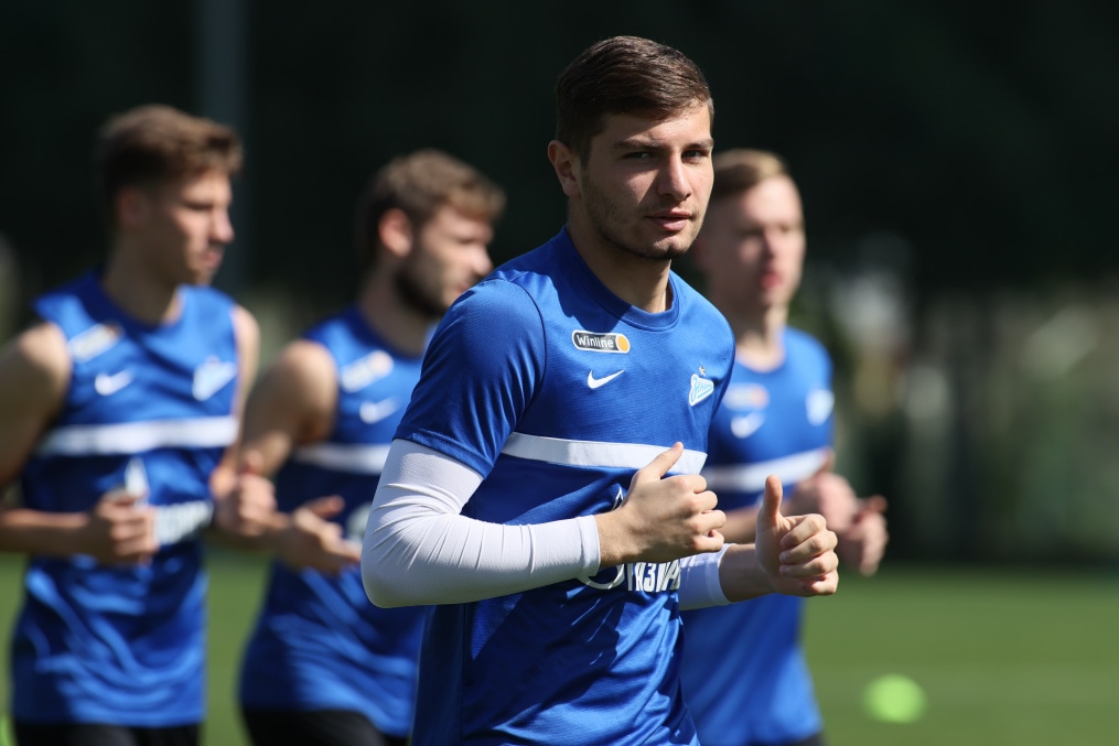 «Газпром»-тренировочные сборы «Зенита» в Дубае: 05 февраля, утренняя тренировка