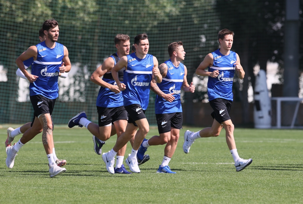 «Газпром»-тренировочные сборы «Зенита» в Дубае: 05 февраля, утренняя тренировка
