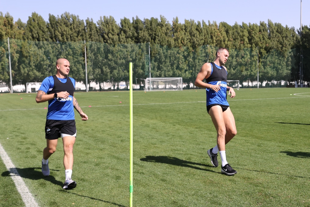 «Газпром»-тренировочные сборы «Зенита» в Дубае: 05 февраля, утренняя тренировка