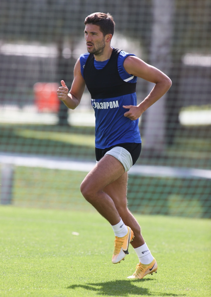 «Газпром»-тренировочные сборы «Зенита» в Дубае: 06 февраля, утренняя тренировка