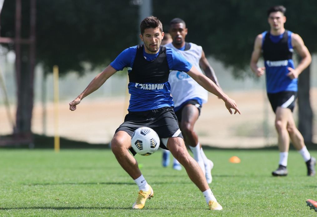 «Газпром»-тренировочные сборы «Зенита» в Дубае: 06 февраля, утренняя тренировка