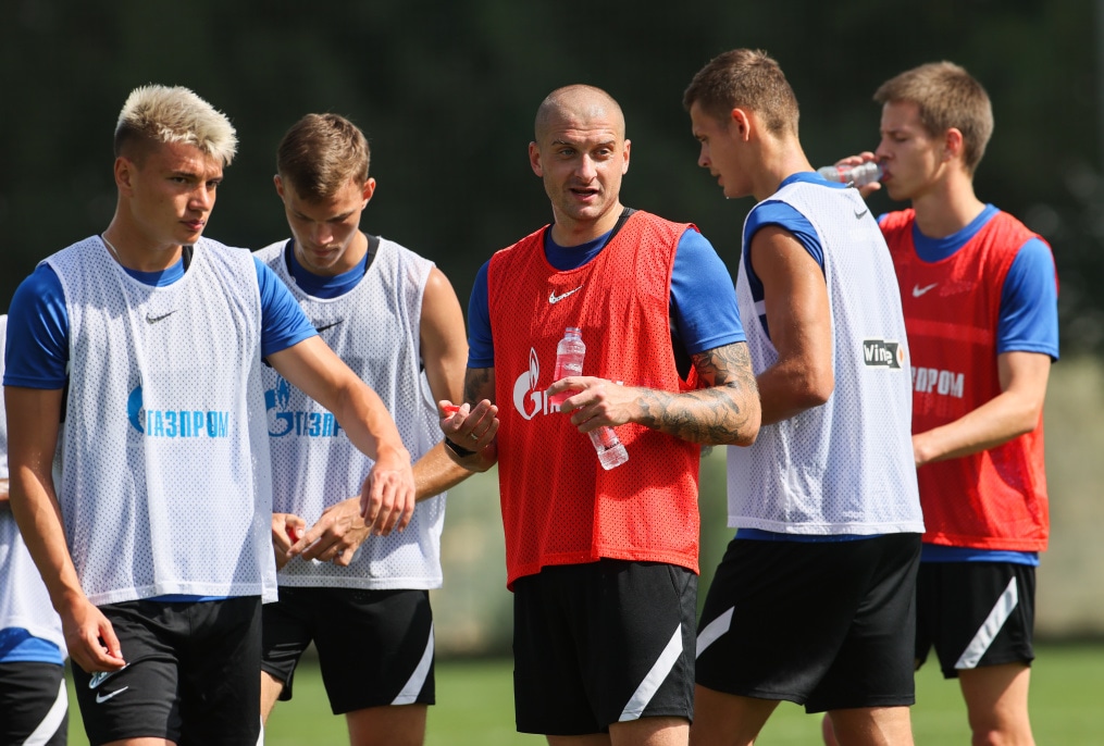 «Газпром»-тренировочные сборы «Зенита» в Дубае: 06 февраля, утренняя тренировка
