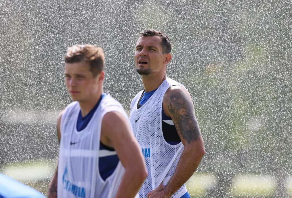 «Газпром»-тренировочные сборы «Зенита» в Дубае: 06 февраля, утренняя тренировка