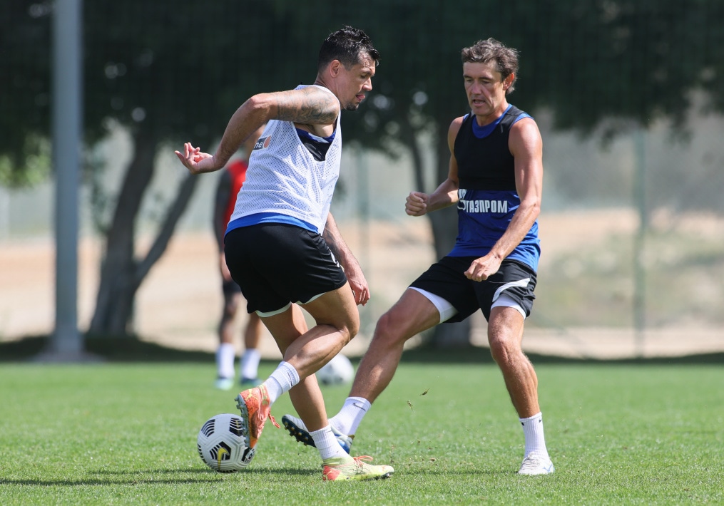 «Газпром»-тренировочные сборы «Зенита» в Дубае: 06 февраля, утренняя тренировка