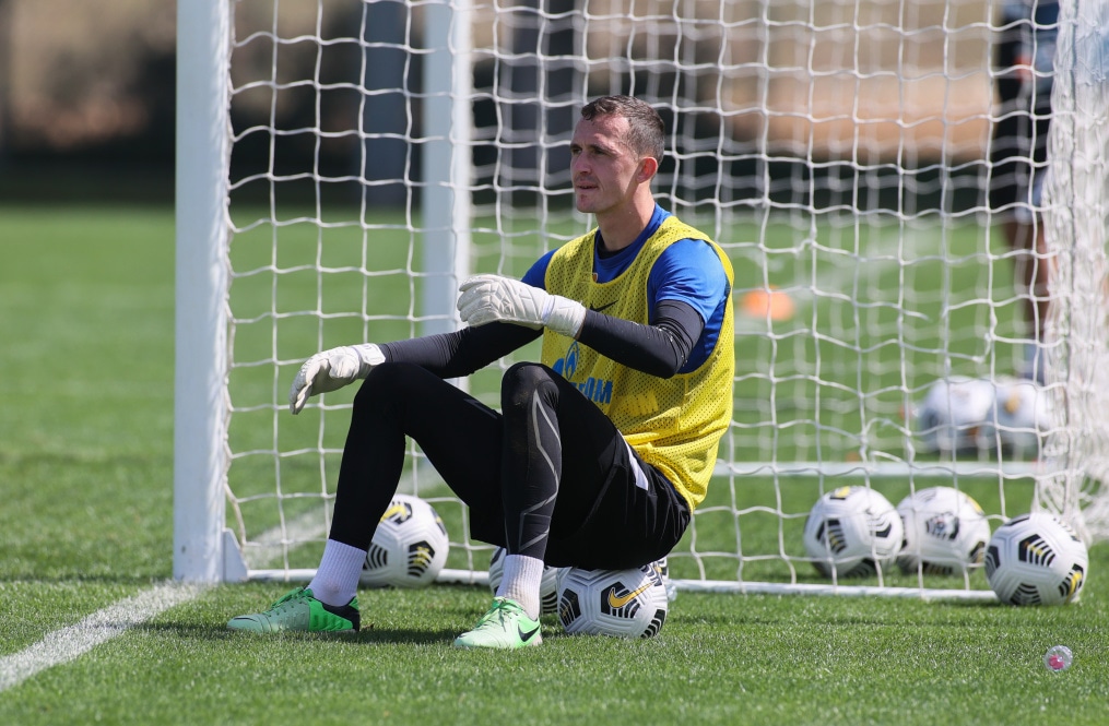 «Газпром»-тренировочные сборы «Зенита» в Дубае: 06 февраля, утренняя тренировка