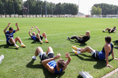 «Газпром»-тренировочные сборы «Зенита» в Дубае: 06 февраля, утренняя тренировка