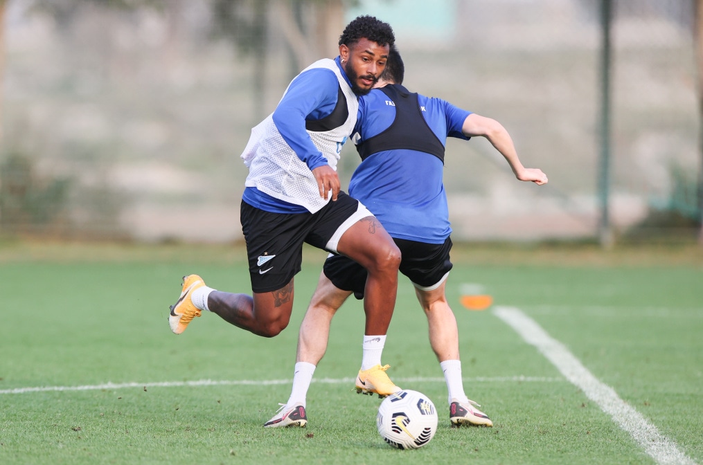 «Газпром»-тренировочные сборы «Зенита» в Дубае: 07 февраля, вечерняя тренировка