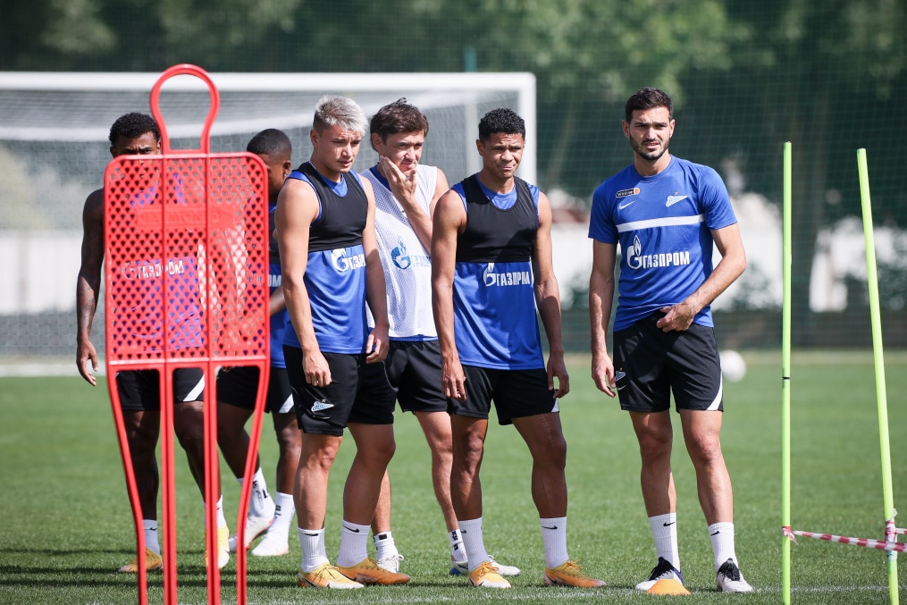 «Газпром»-тренировочные сборы «Зенита» в Дубае: 08 февраля, утренняя тренировка