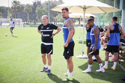 «Газпром»-тренировочные сборы «Зенита» в Дубае: 08 февраля, утренняя тренировка