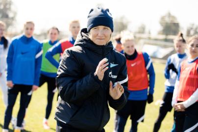 enit Women's Football Club training camp in Turkey: February 19, morning trainin