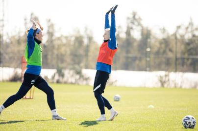enit Women's Football Club training camp in Turkey: February 19, morning trainin