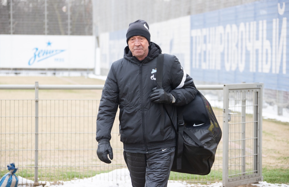 Тренировка «Зенита» перед матчем с «Ахматом»