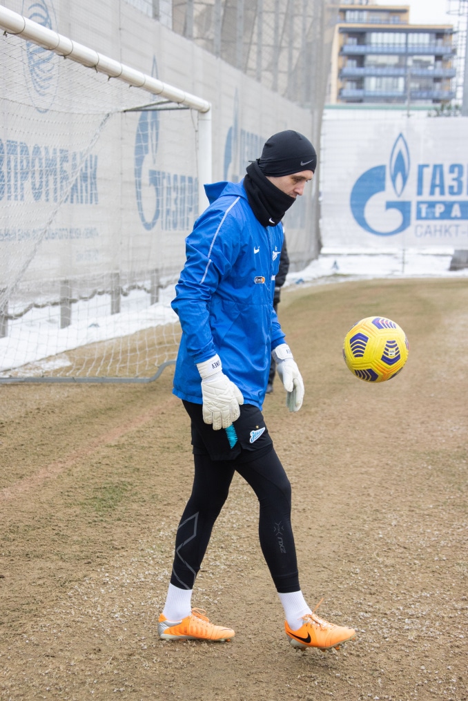 Тренировка «Зенита» перед матчем с «Ахматом»