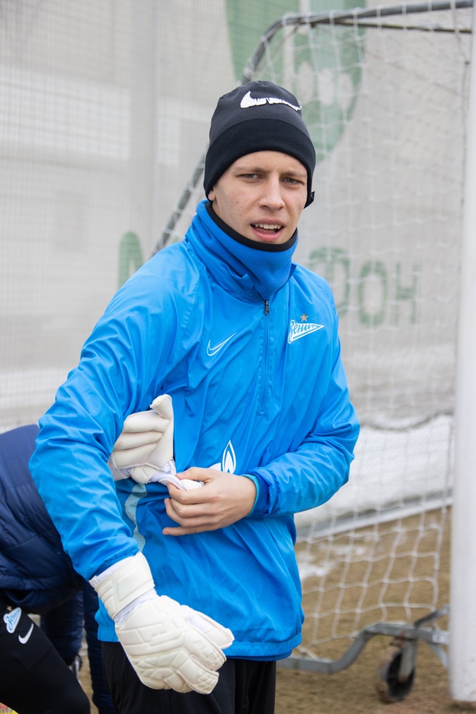 Тренировка «Зенита» перед матчем с «Ахматом»