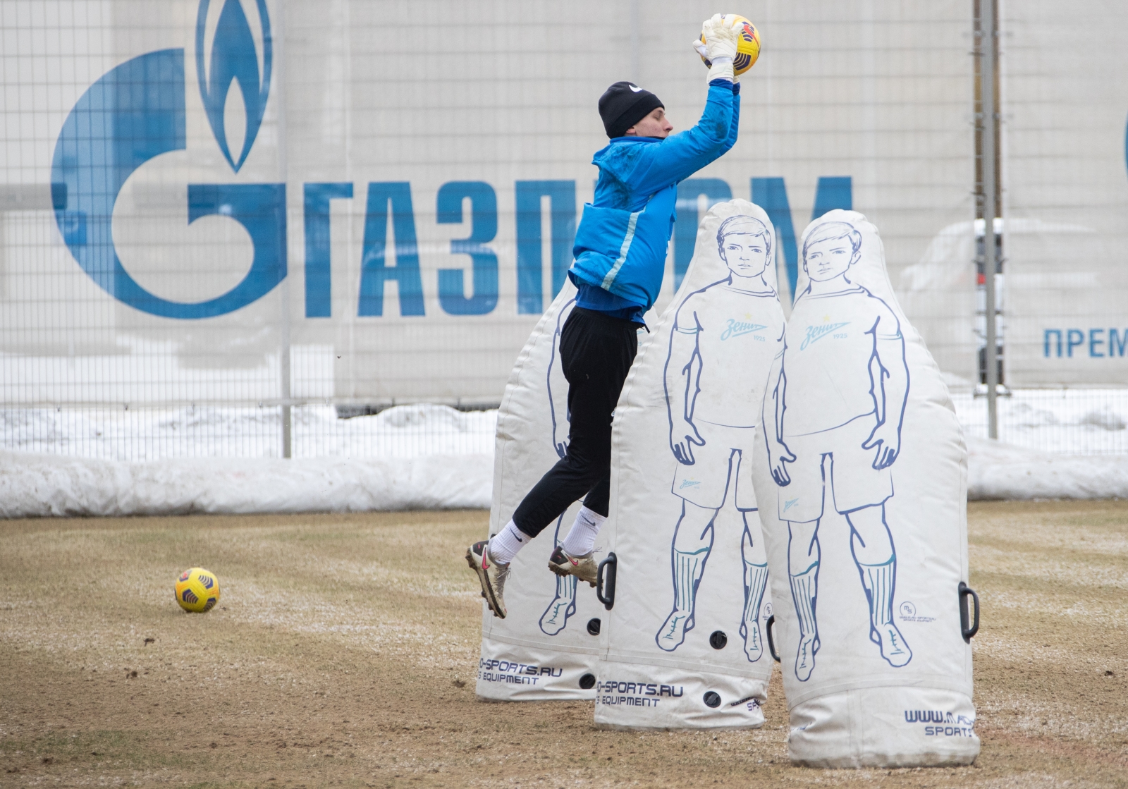 Тренировка «Зенита» перед матчем с «Ахматом»