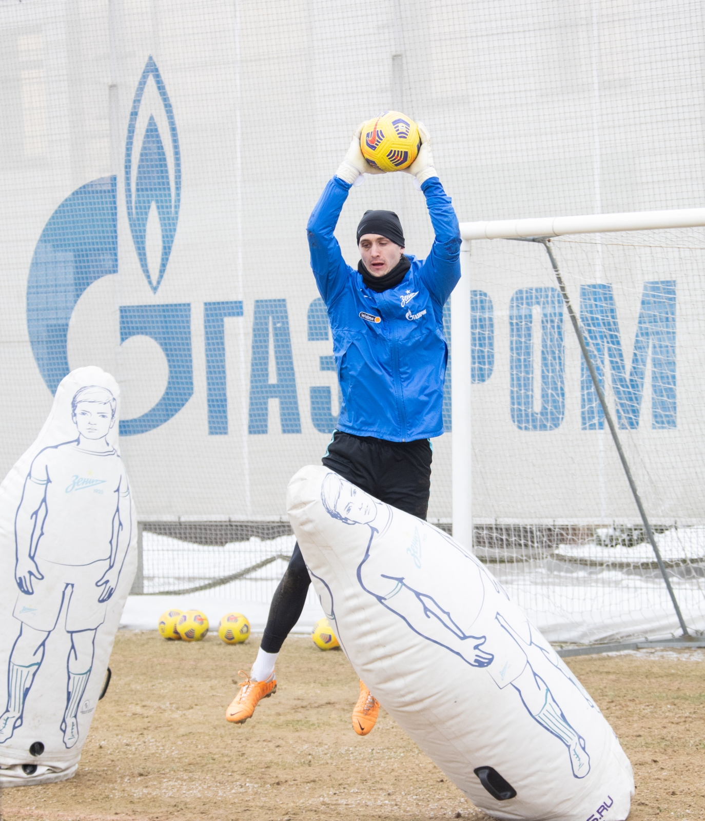 Тренировка «Зенита» перед матчем с «Ахматом»