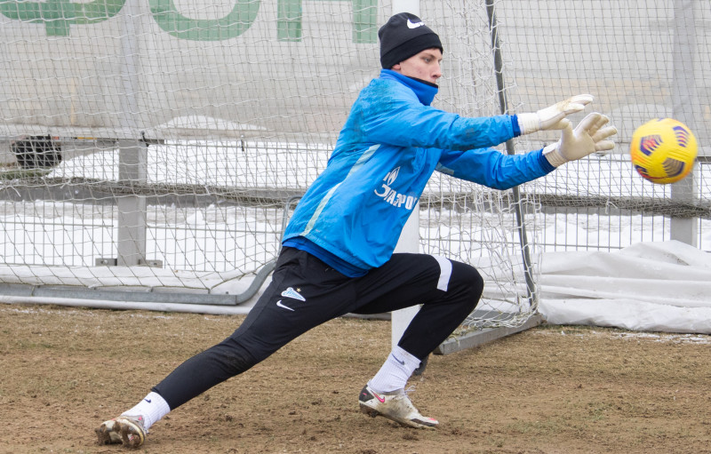 Тренировка «Зенита» перед матчем с «Ахматом»