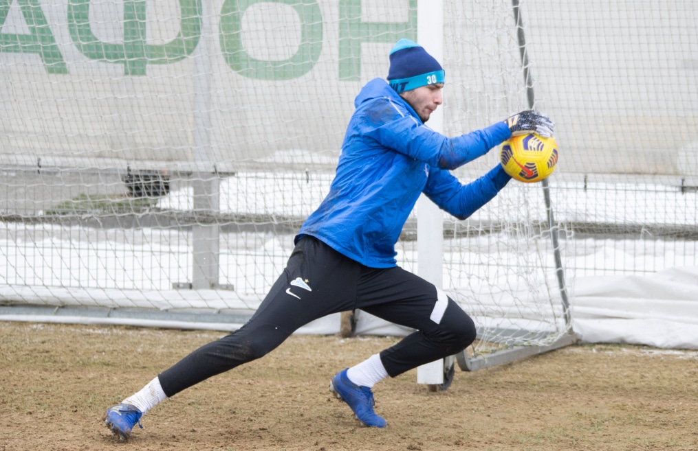 Тренировка «Зенита» перед матчем с «Ахматом»
