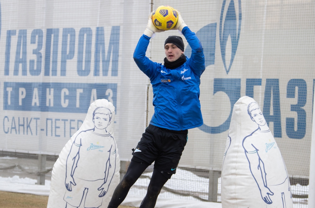 Тренировка «Зенита» перед матчем с «Ахматом»