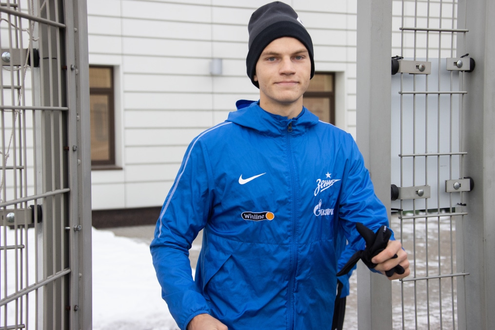 Тренировка «Зенита» перед матчем с «Ахматом»