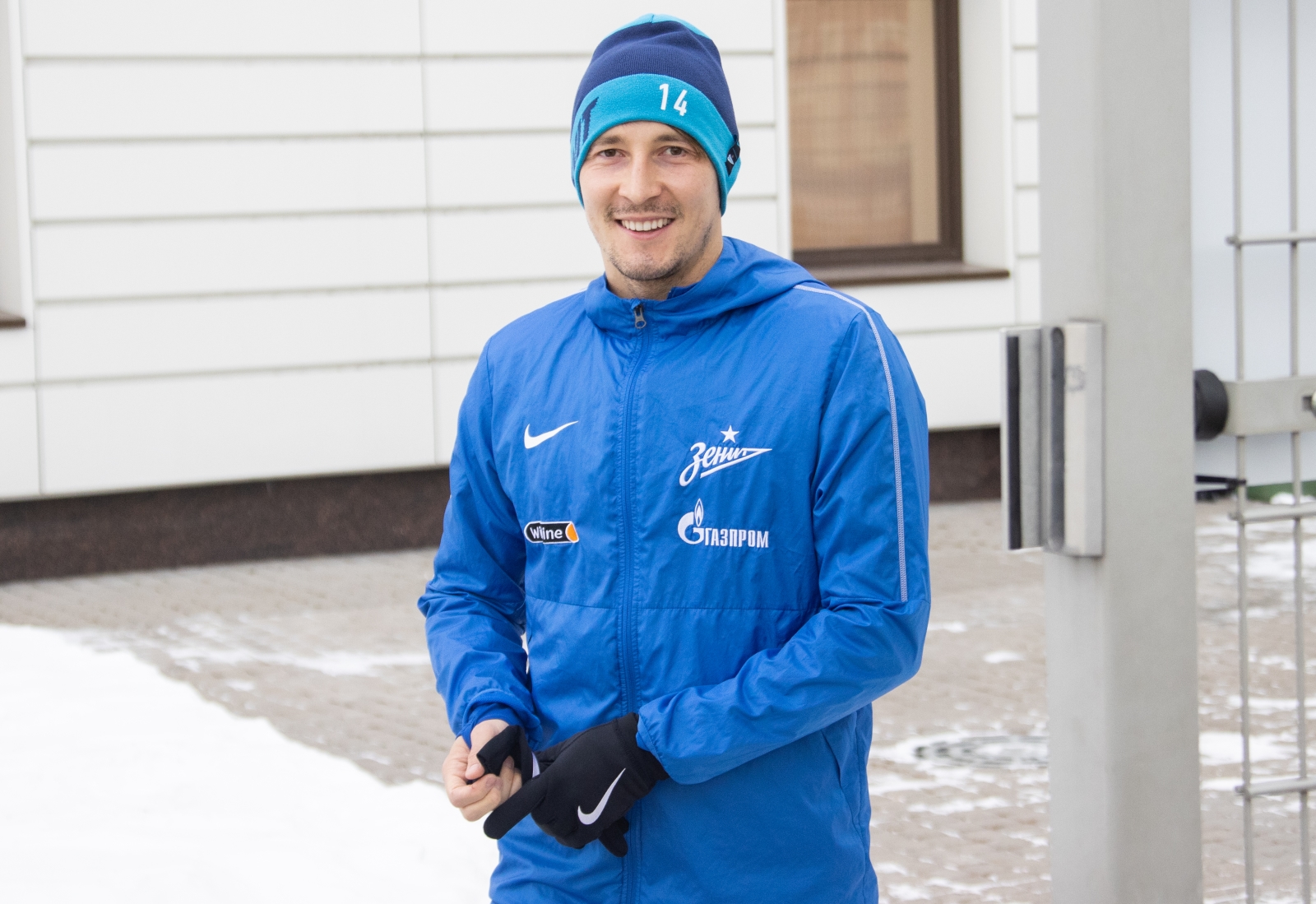 Тренировка «Зенита» перед матчем с «Ахматом»