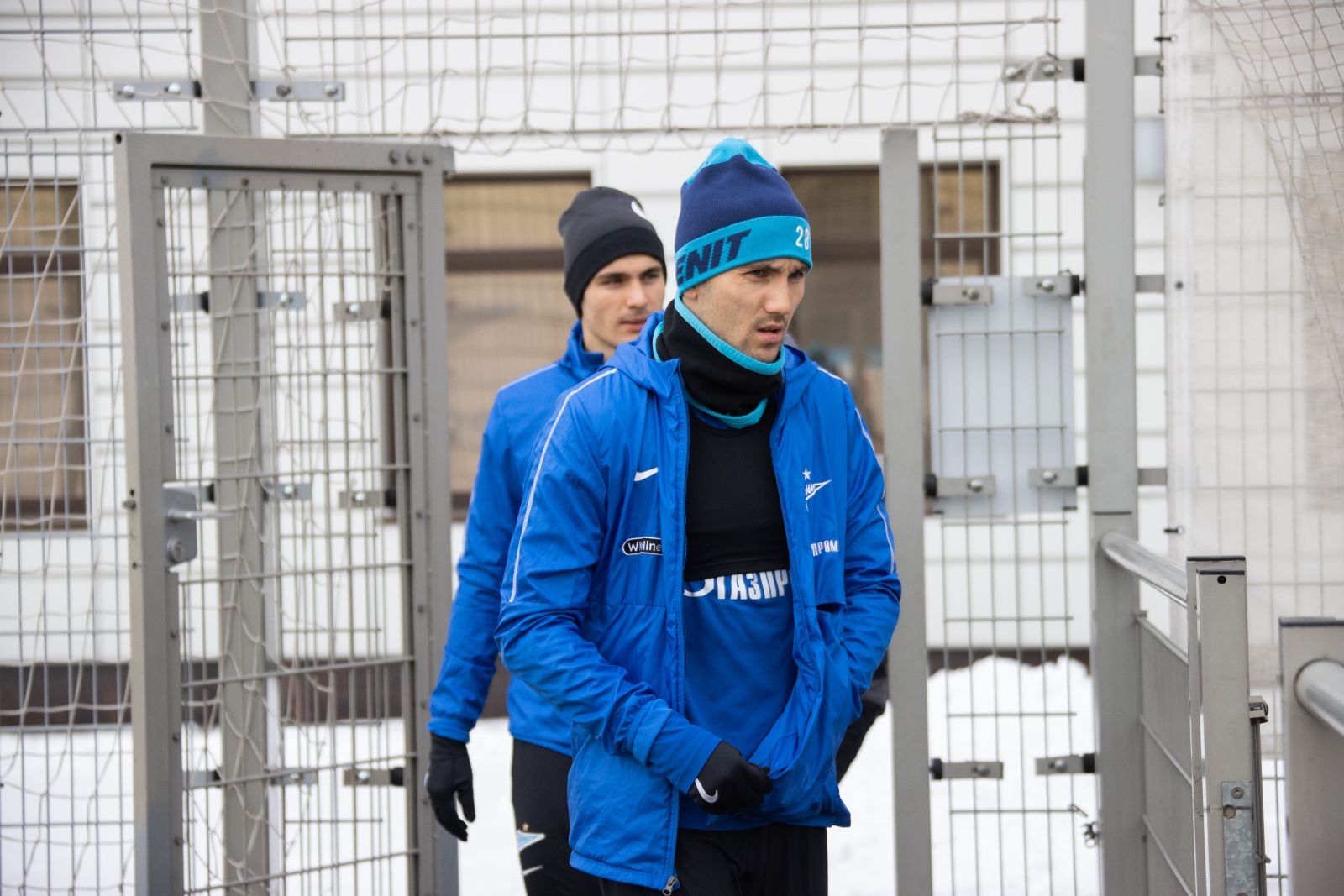 Тренировка «Зенита» перед матчем с «Ахматом»