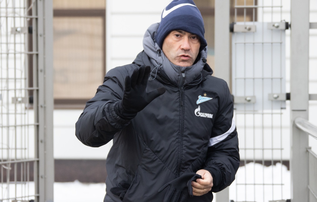 Тренировка «Зенита» перед матчем с «Ахматом»