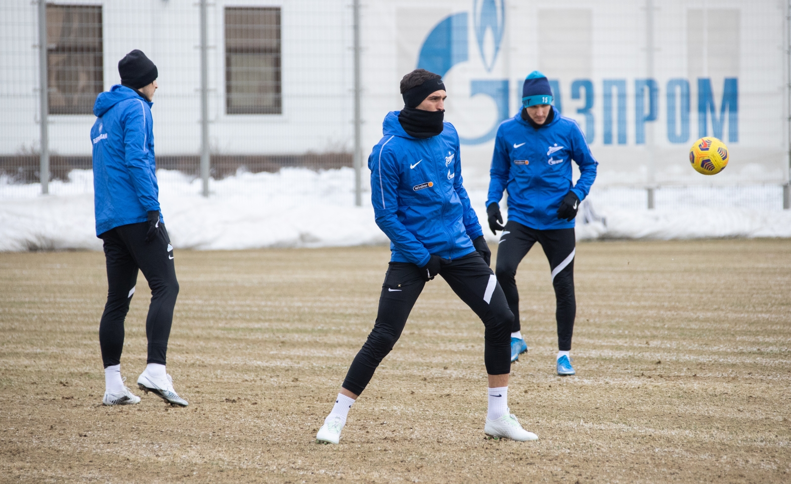 Тренировка «Зенита» перед матчем с «Ахматом»